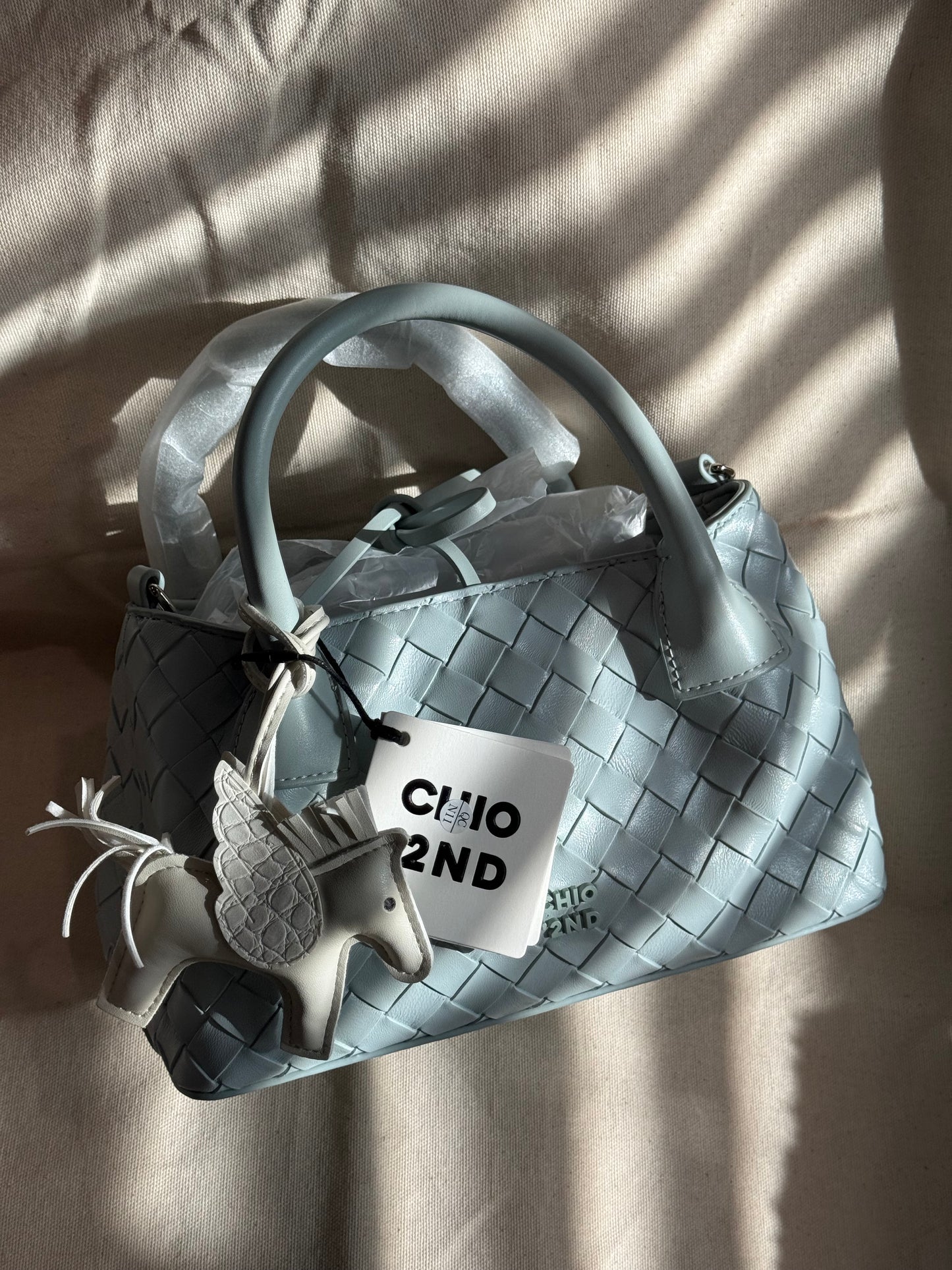 CHIO’2ND BABY BLUE MINI TOTE HANDBAG ✨