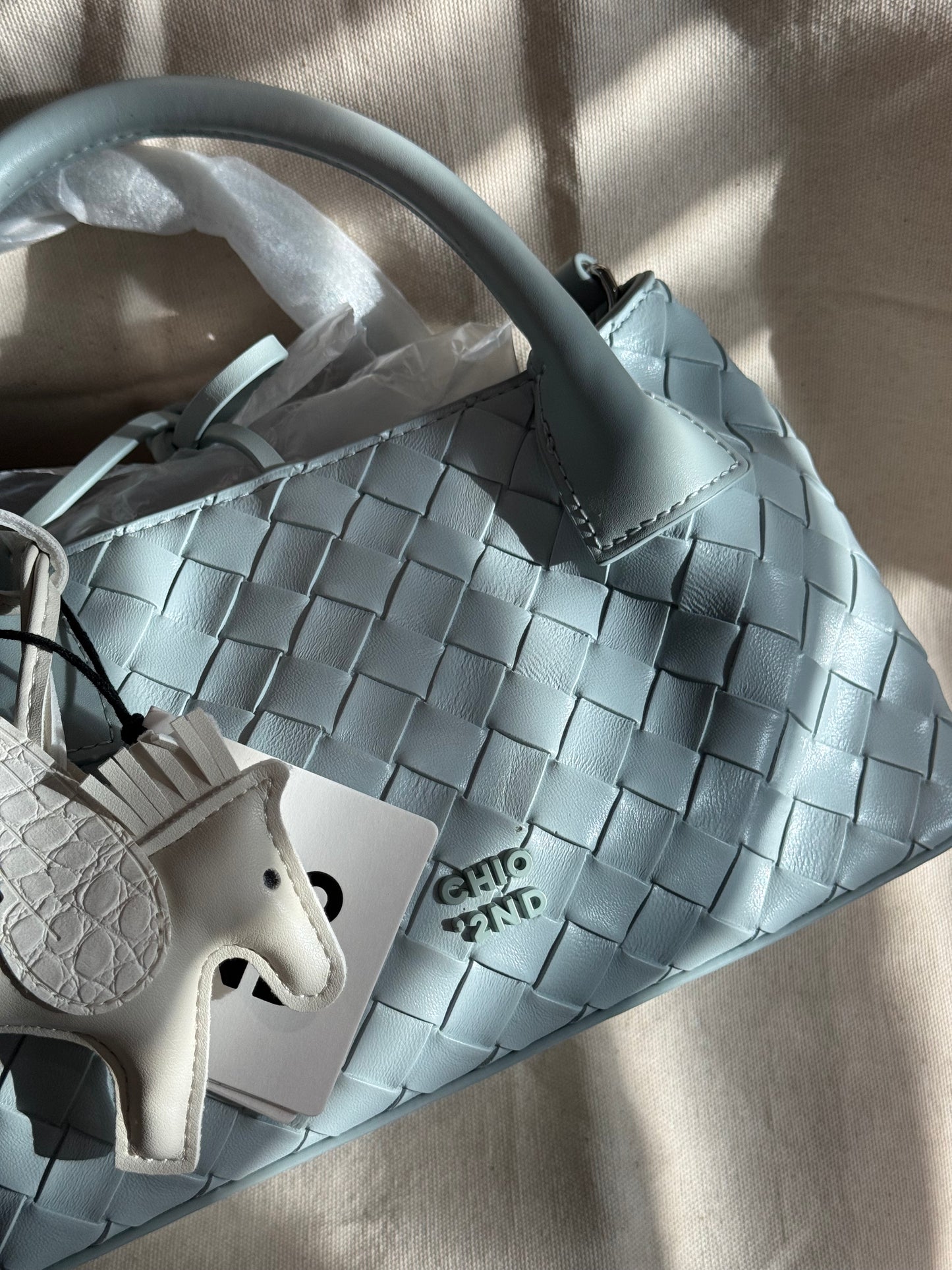 CHIO’2ND BABY BLUE MINI TOTE HANDBAG ✨