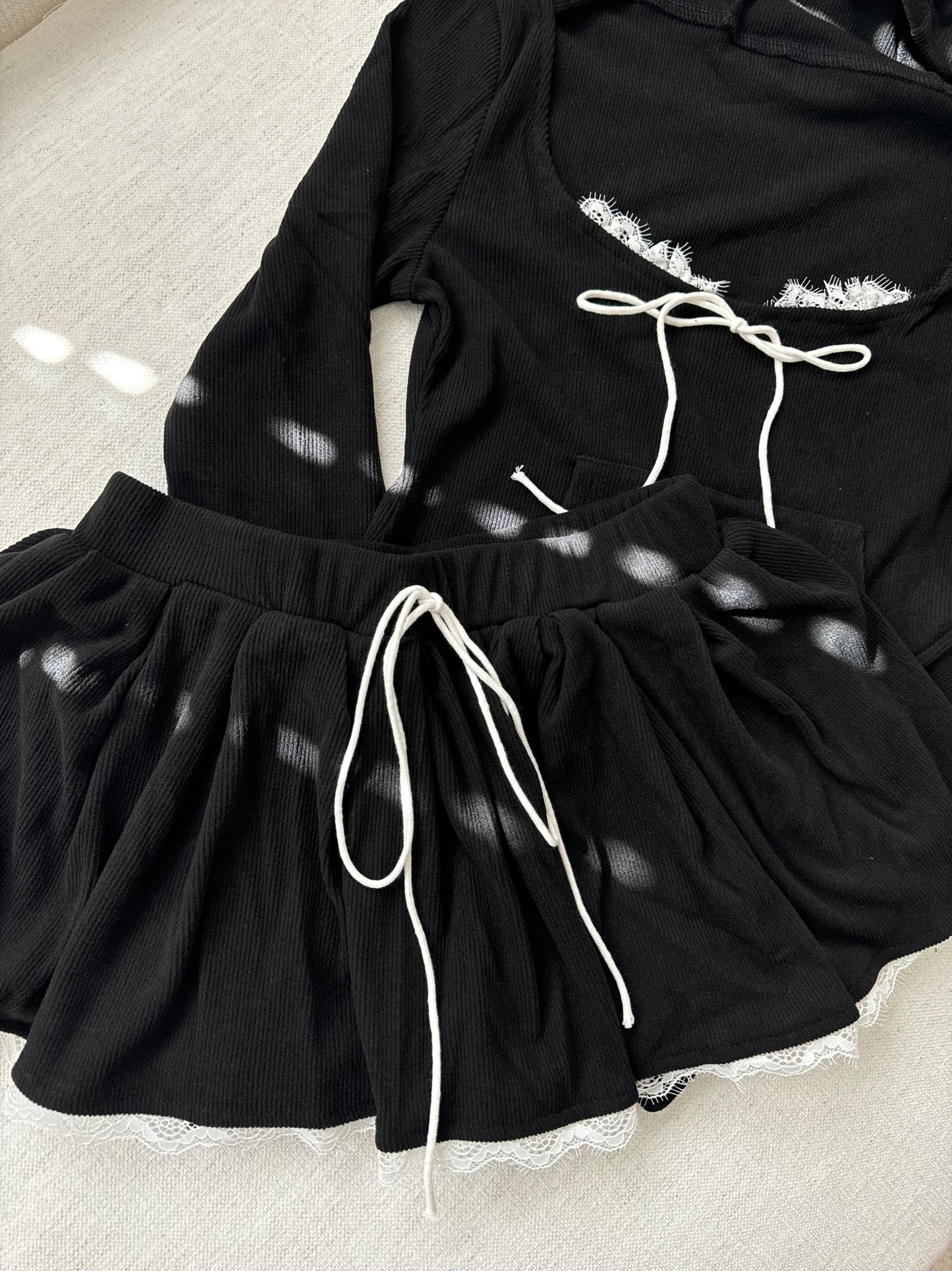 BLACK FLEECE JENNIE SET 🌸