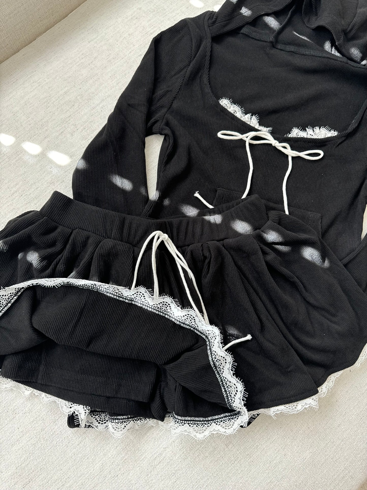 BLACK FLEECE JENNIE SET 🌸