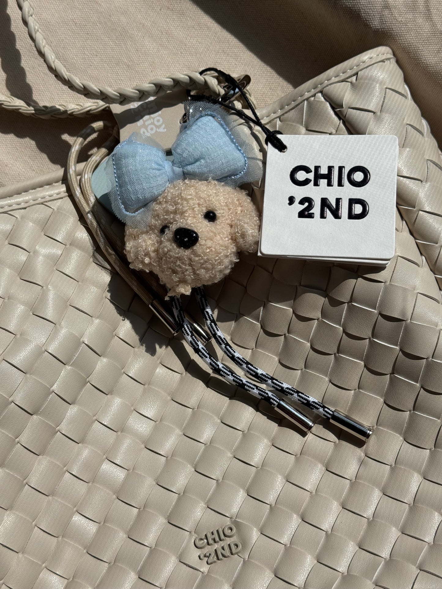 CHIO’2ND SOFT CREAMY LEATHER TOTE BAG ✨